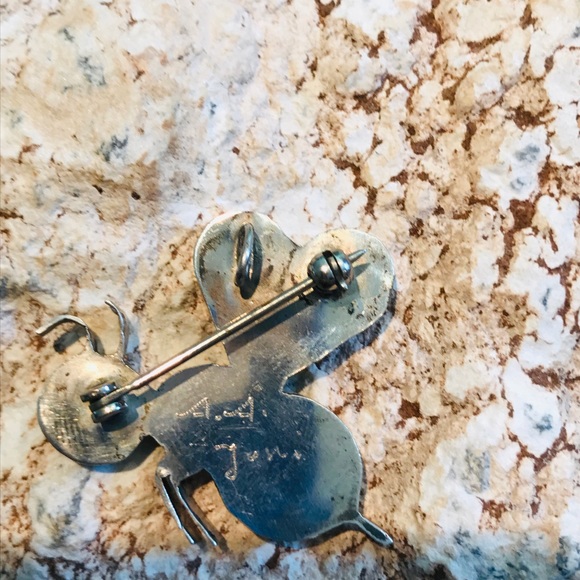 Zuni bee pin/pendant signed AA Zuni - Picture 3 of 5